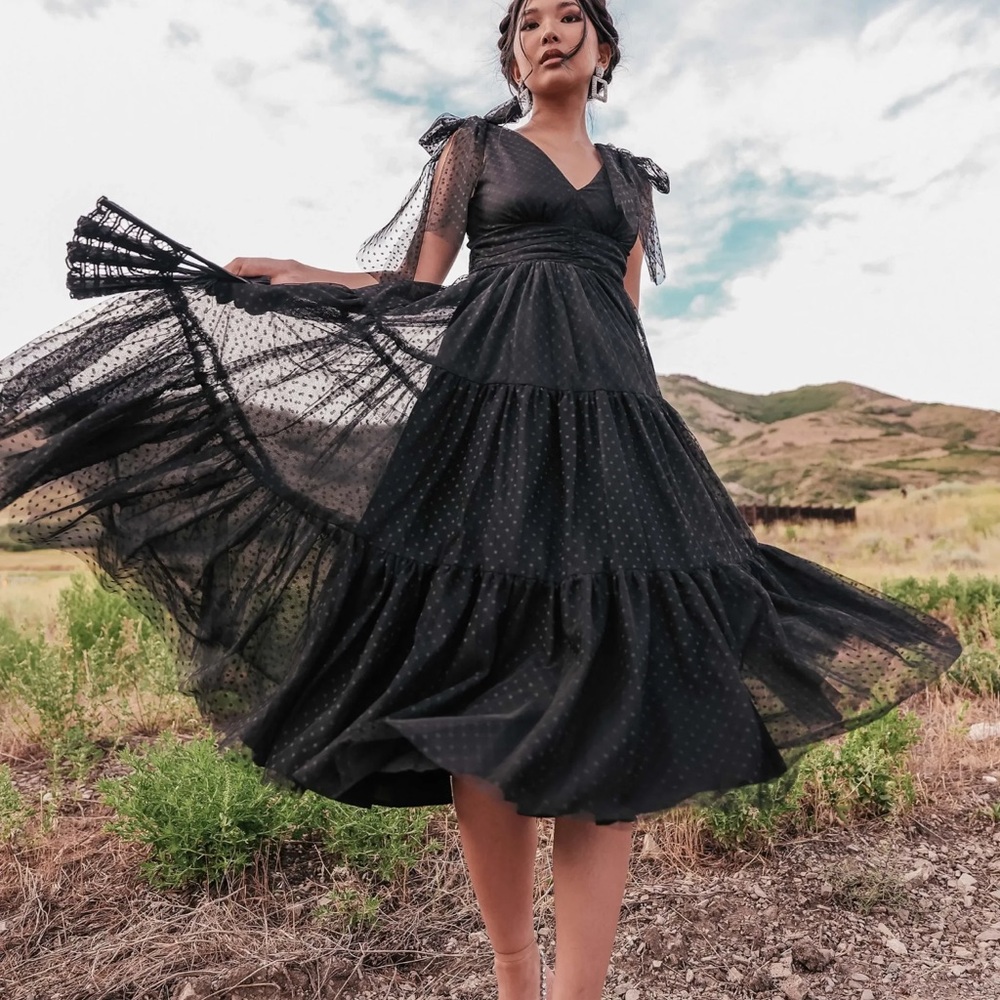 JessaKae Black Midi Dress